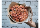 Монобукет «Розы капучино»