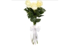 Букет из 3 белых роз
