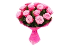 Букет из 15 розовых роз 