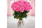Букет из 25 розовых роз 