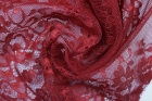 Ткань кружево (красный цвет)