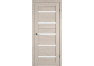 Межкомнатная дверь Экошпон ATUM 7 (CAPPUCCINO, WHITE CLOUD)
