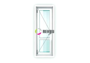 Балконная дверь Rehau Intelio 80 одностворчатая (поворотная)